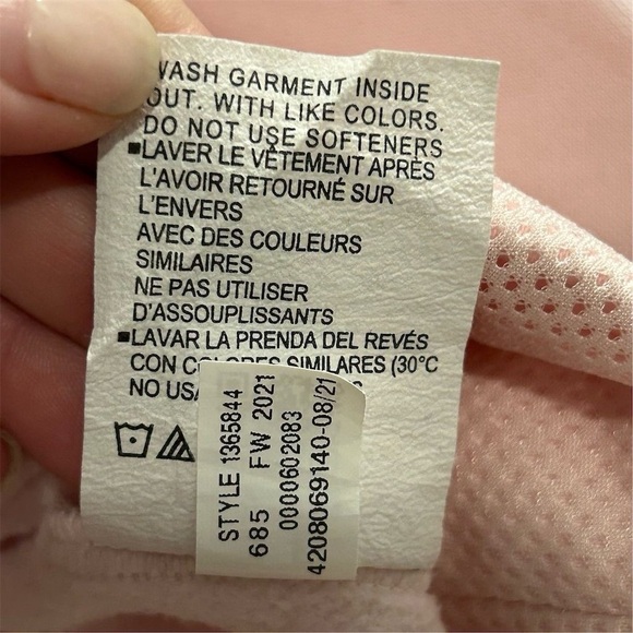 Under Armour Women's Loose Fit Pink Hoodie Size M Casual Long Sleeve - Picture 7 of 9